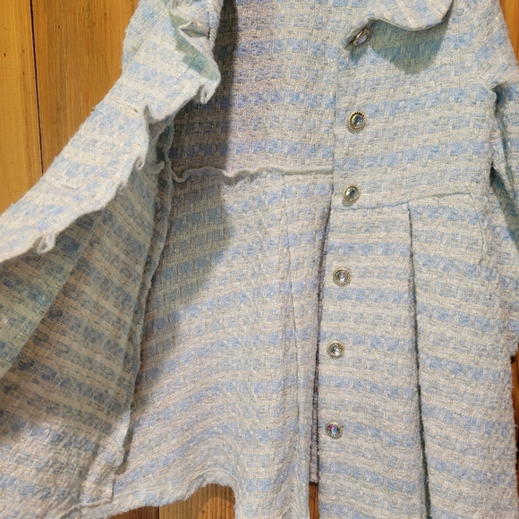 Kids Blue and Gray Coat - Picture 11 of 13
